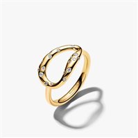 Anello Pandora Donna Organic in Lega metallica Cubic Zirconia